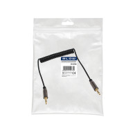 91-274- Anslutning hane 3,5 mm-hane 3,5 mm 1 m spiral