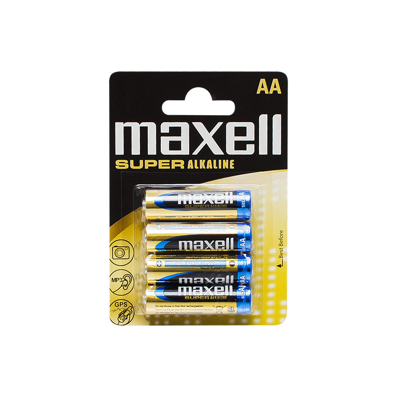 3073 - Alkaliskt batteri aa 1.5 lr6 maxell super