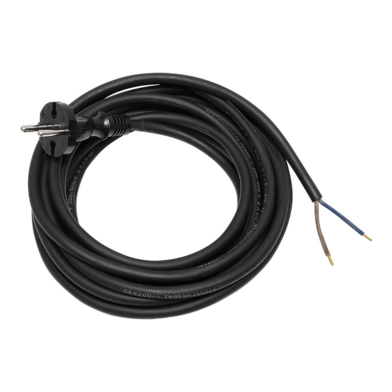 3075- Anslutning s-8 5,0m 2x1,5 till elektriska verktyg gummi