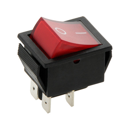 3078 - Strömbrytare mk621 röd 230v belyst