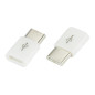 75-797- Adapter USB-kontakt Micro USB-hane USB-C vit