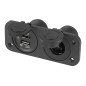 96-893- Bilstreckare med lucka + 2x USB-uttag 1A, 2,1A
