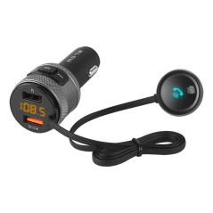 74-152- FM-sändare med Bluetooth-handsfree + snabbladdare QC3.0