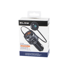 74-152- FM-sändare med Bluetooth-handsfree + snabbladdare QC3.0
