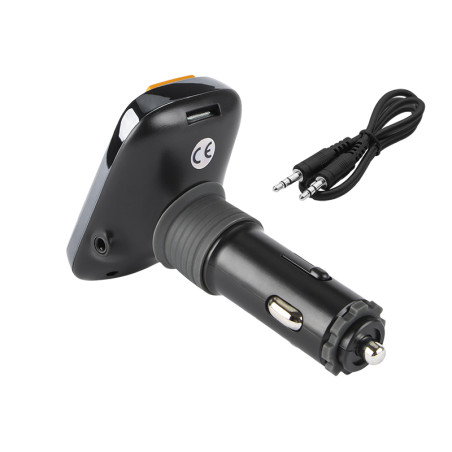 74-154- FM-sändare med Bluetooth-högtalarsats + bas + qc3.0