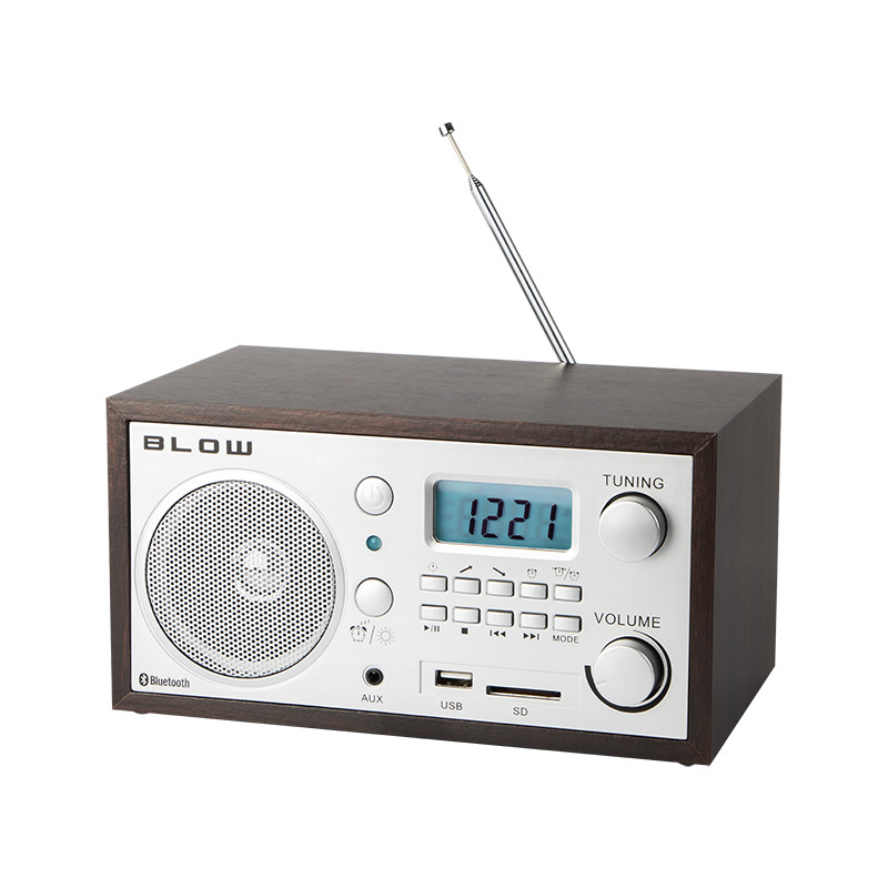 77-531- Bärbar analog FM-radio med Bluetooth-funktion, modell Blow RA2.