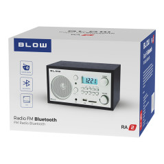 77-531- Bärbar analog FM-radio med Bluetooth-funktion, modell Blow RA2.