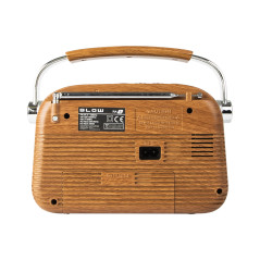 77-532- Bärbar analog FM-radio med Bluetooth från Blow RA3