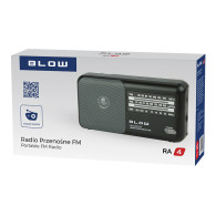 77-533- Bärbar analog am/fm-radio blow ra4'