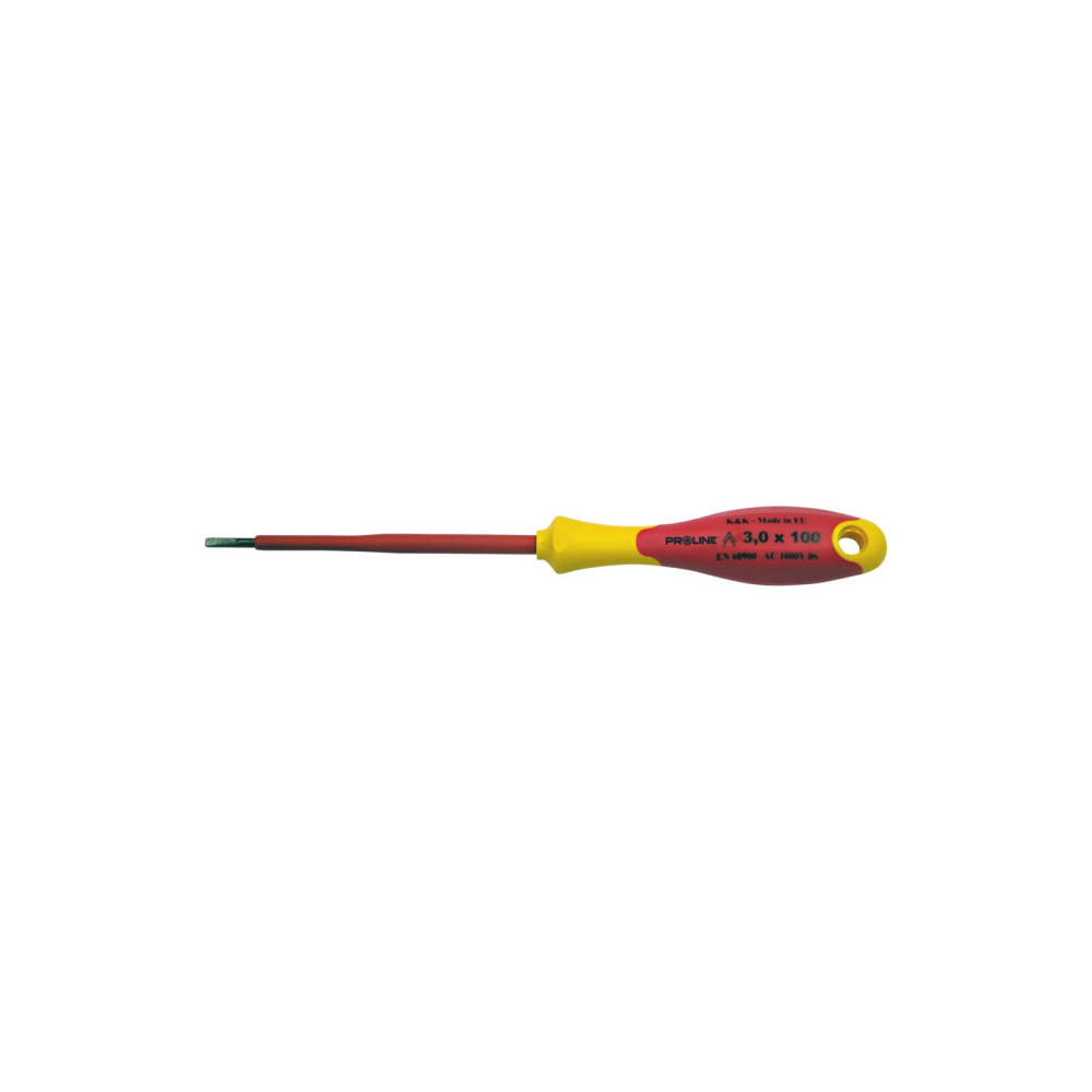 10578 Skruvmejsel 1000V platt elektriker, 5,5x125 mm, Proline 10578 Skruvmejsel 1000V platt elektriker, 5,5x125 mm, Proline