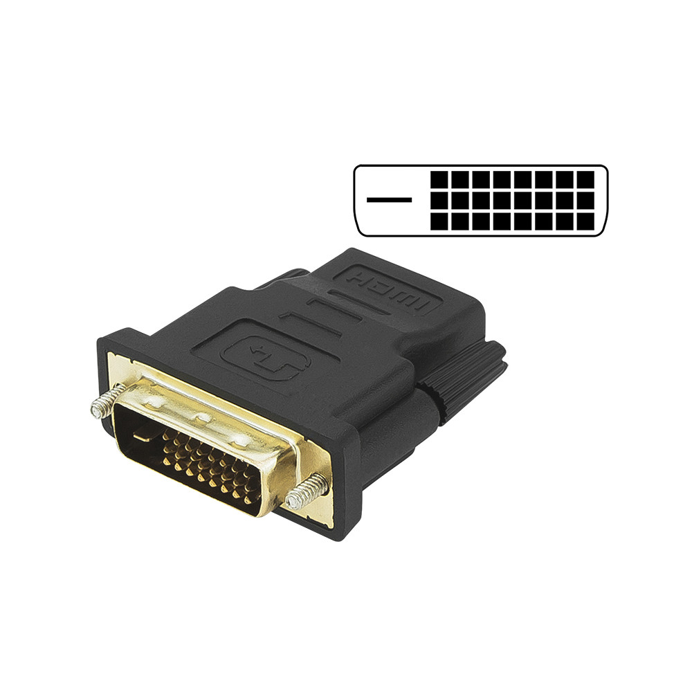 92-130 - Övergång DVI-hane till HDMI-hona