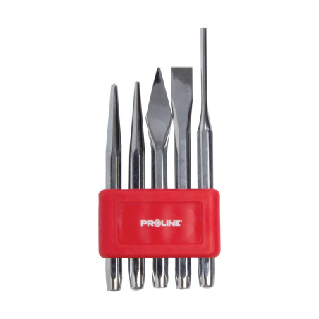 31360 Set av hammare, skärverktyg och stansar - 5 delar, Proline