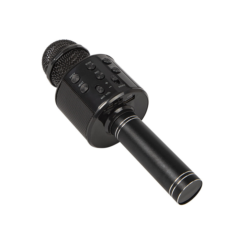 33-144- Mikrofon prm402 blow svart karaoke