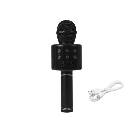 33-144- Mikrofon prm402 blow svart karaoke