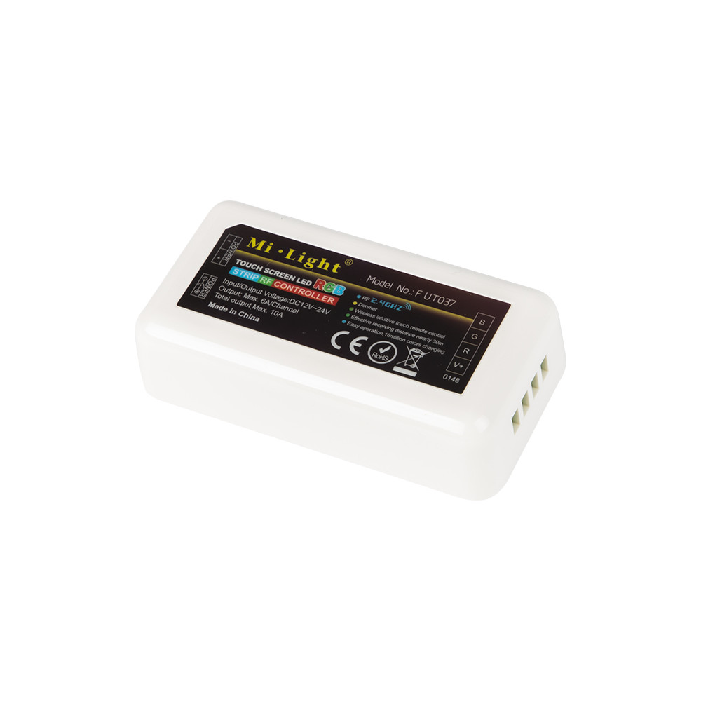 70-802 - Mottagare för RGB LED-styrning RF 144W 4-zon dimmer, touch-fjärrkontroll 70-802 - Mottagare för RGB LED-styrning RF 144W 4-zon dimmer, touch-fjärrkontroll