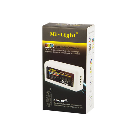 70-802 - Mottagare för RGB LED-styrning RF 144W 4-zon dimmer, touch-fjärrkontroll