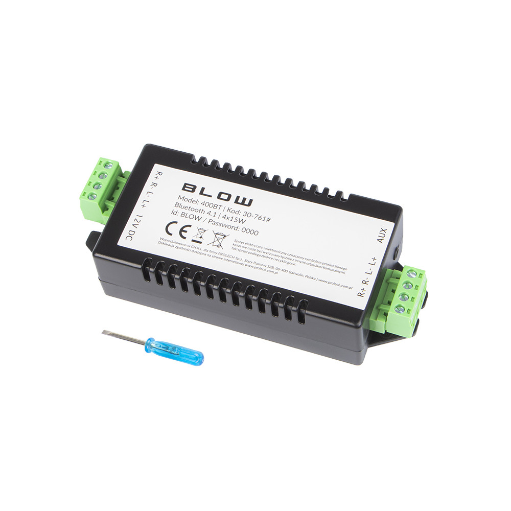 30-761- Bluetooth-ljudförstärkare 4x15w 30-761- Bluetooth-ljudförstärkare 4x15w