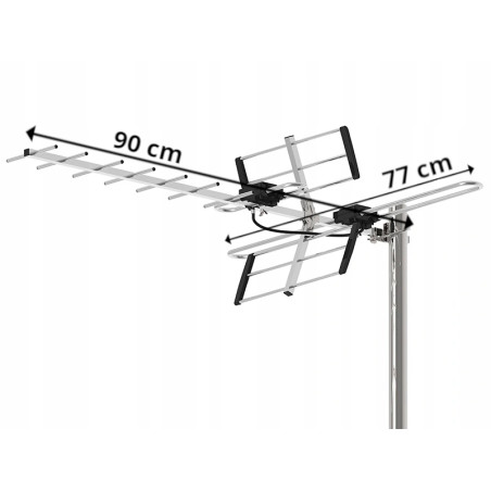 21-042- Antenn DVB-T atd31s VHF/UHF mux8 riktad passiv