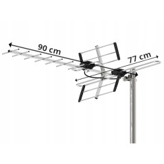 21-042- Antenn DVB-T atd31s VHF/UHF mux8 riktad passiv | HandlaSmidigt.se