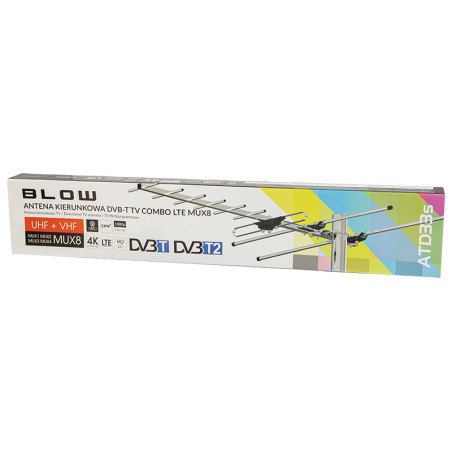 21-043- Antenn DVB-T atd33s VHF/UHF mux8 riktad passiv