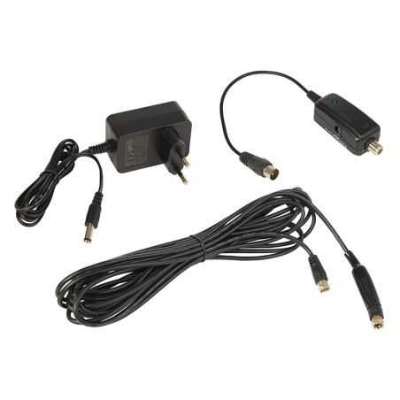 21-046- Aktiv inomhus/utomhus DVB-T-panelantenn atd14 med magnet och klämma.