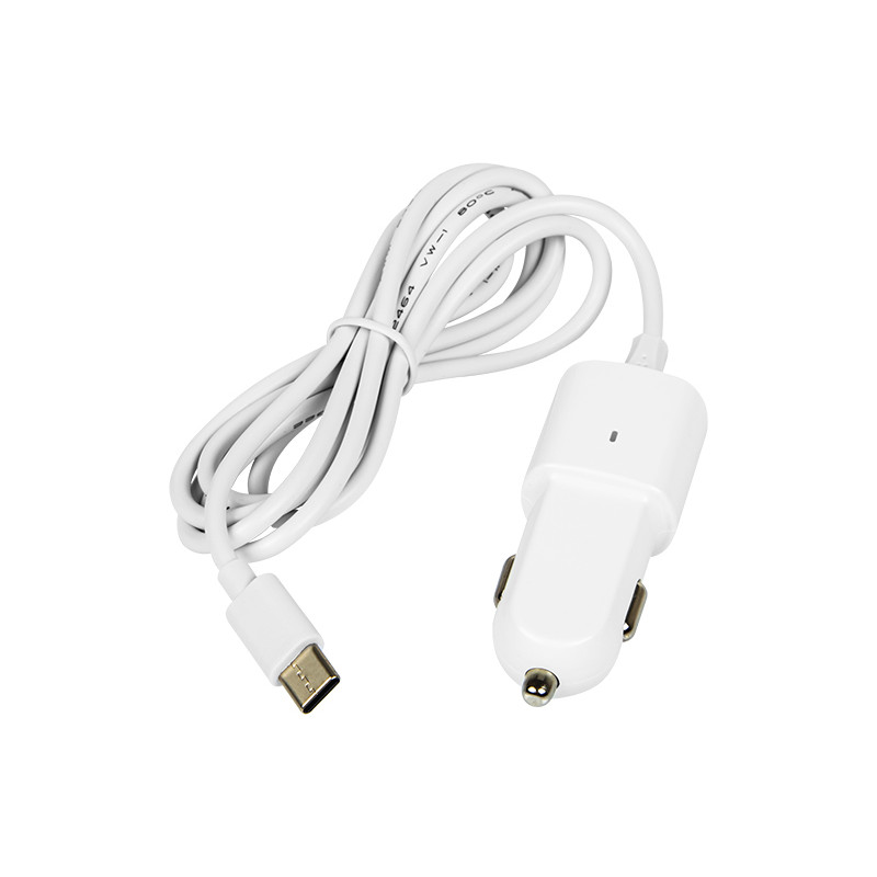 75-772- Bil laddare USB-C kabel 5V 2,1A 12-24V