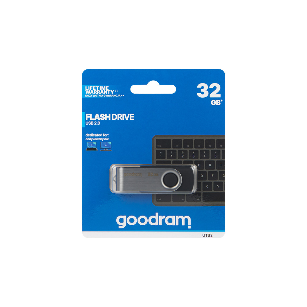 66-293- Pendrive 32 GB Goodram UTS2 USB 2.0
66-293- USB-minne 32 GB Goodram UTS2 USB 2.0 66-293- Pendrive 32 GB Goodram UTS2 USB 2.0
66-293- USB-minne 32 GB Goodram UTS2 USB 2.0