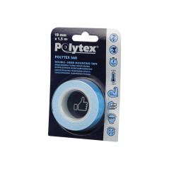 2910 - Dubbelsidig monteringstejp 19mmx1,50m polytex 560