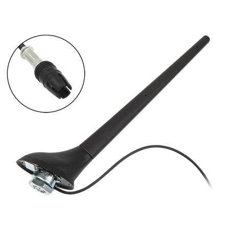 22-699- Professionell bilantenn FM Fiat Phantom Raw med 20 cm mast | HandlaSmidigt.se