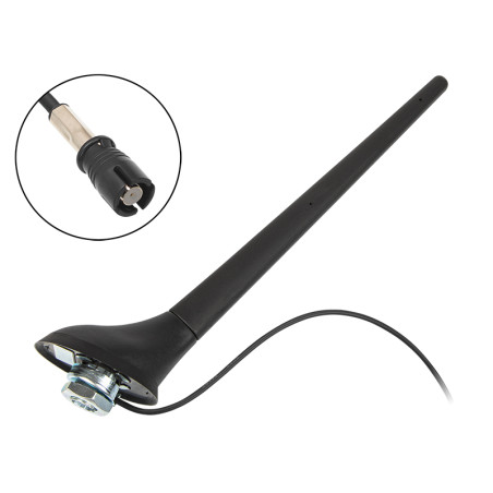 22-705- FM-antenn VW Phantom Raku II bilantenn 20 cm mast | HandlaSmidigt.se