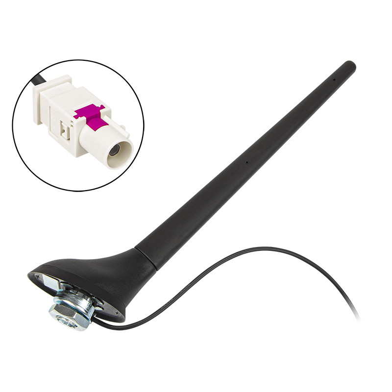22-708- FM-antenn VW Phantom Fakra sam.mast 20 cm professionell