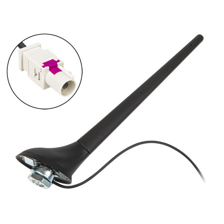 22-708- FM-antenn VW Phantom Fakra sam.mast 20 cm professionell | HandlaSmidigt.se