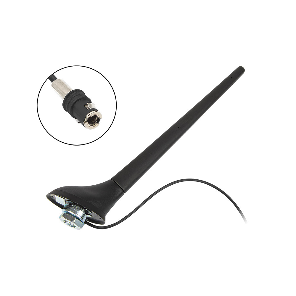 22-709- FM-antenn VW Phantom Snap bilantenn 20 cm mast