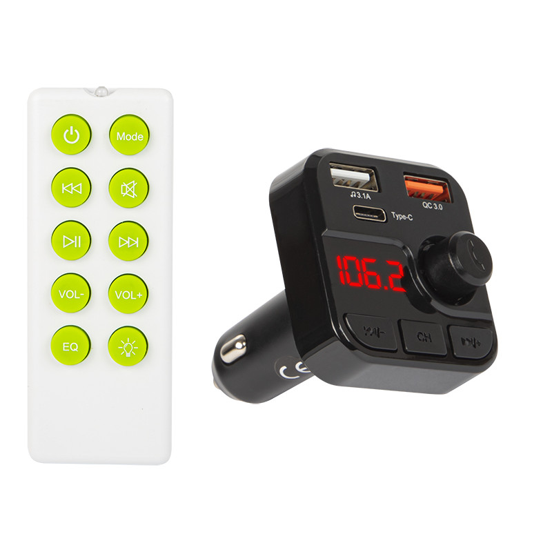 74-162- FM-sändare med USB-anslutning och laddare 3,1A