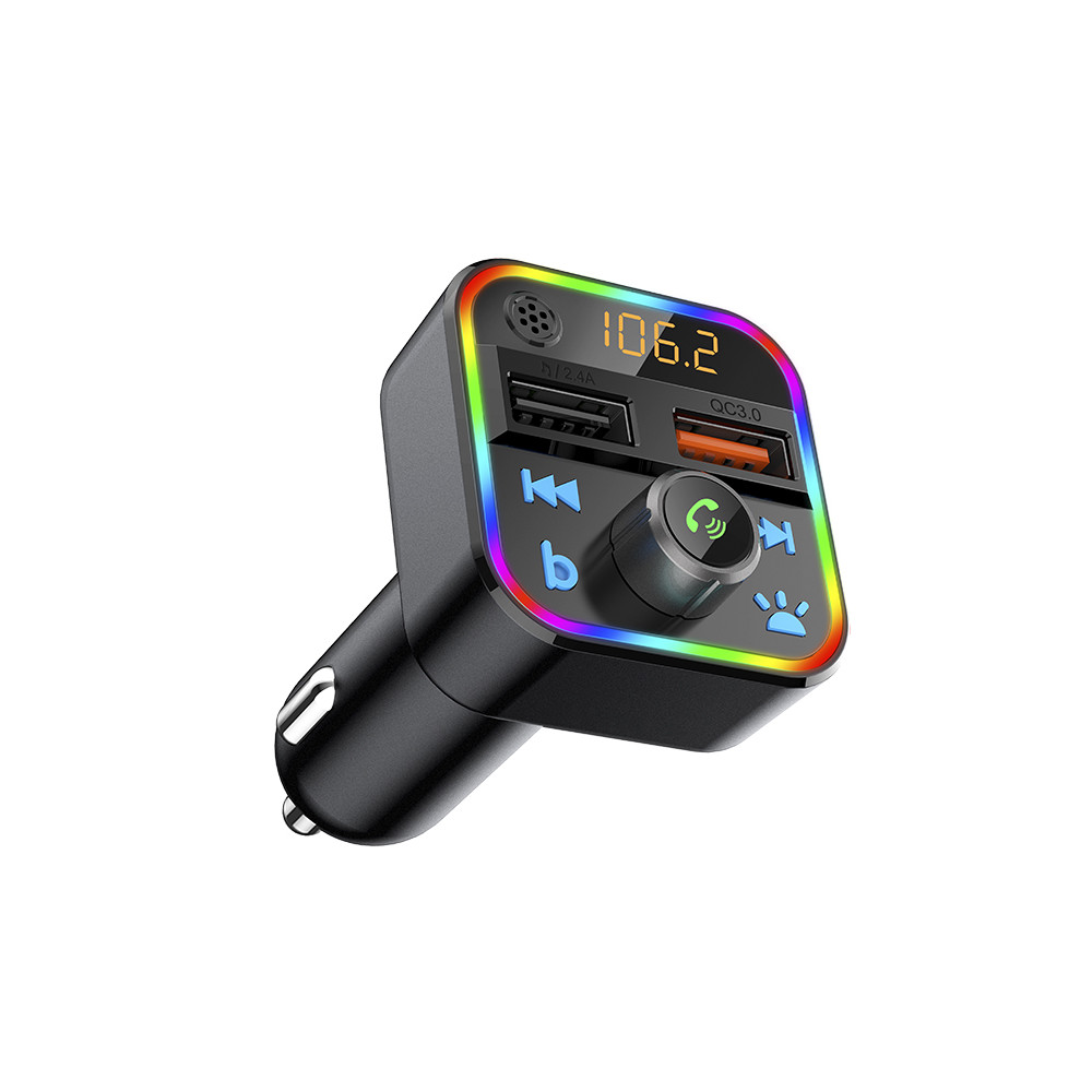 74-164- Transmiter fm blow bluetooth5+qc3.0 rgb