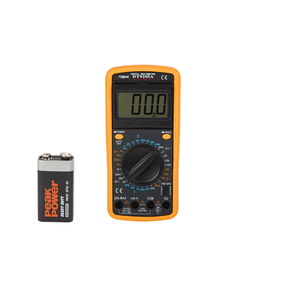 50-208- Digital multimeter dt9205a