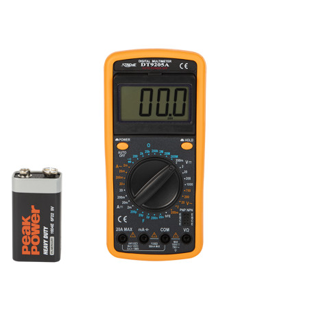 50-208- Digital multimeter dt9205a