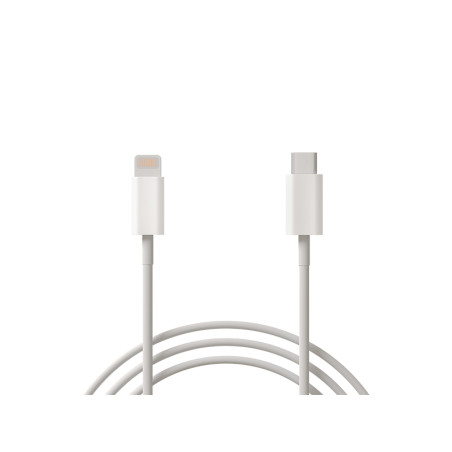 66-142- USB-C-kabel - iPhone 1m vit