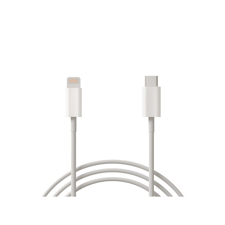 66-142- USB-C-kabel - iPhone 1m vit