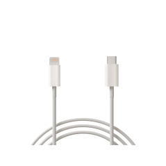 66-142- USB-C-kabel - iPhone 1m vit