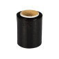 9389- Svart stretchfilm mini 100mm i diameter 0,2kg bredd-10cm. -tjocklek-23um