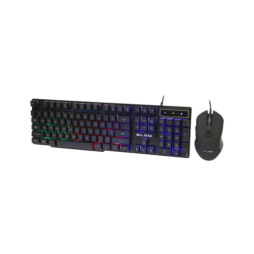 84-217- Klawiatura+mysz blow z podświetlenieim led tamer