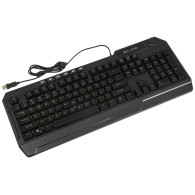 84-218- Tangentbord+mus med LED-bakgrundsbelysning cybergud hörlurar