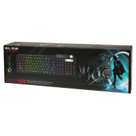 84-218- Tangentbord+mus med LED-bakgrundsbelysning cybergud hörlurar