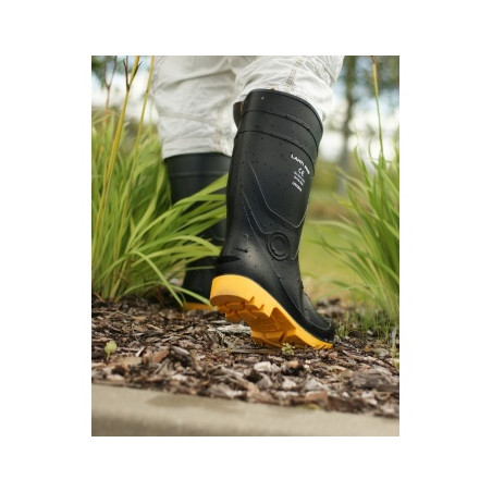 LPKOMA41 Skyddsgummistövlar för män, PVC, O4 FO SRA, storlek 41, CE, LahtiPro