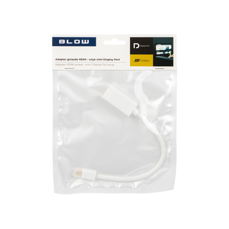 92-157- HDMI-anslutning HDMI-hane till Mini DisplayPort-kontakt