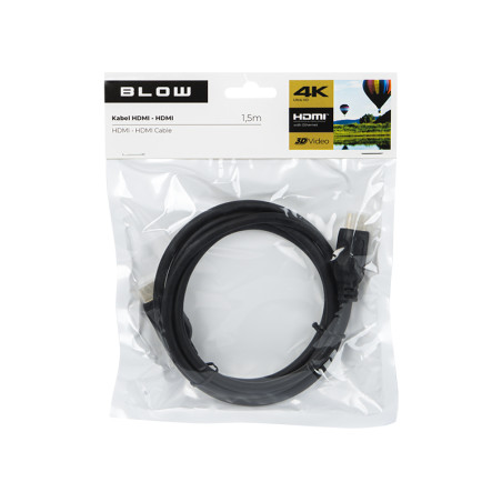 92-661- HDMI-HDMI-kabel 1,5m 4k HQ hängare