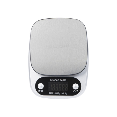 44-086- Köksvåg KS203 silver 5kg blow