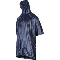 LPPP12U Regnponcho med huva, M-XL, blå