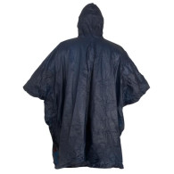 LPPP12U Regnponcho med huva, M-XL, blå